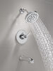 Widespread Lavatory Faucet with 14 Series Tub Shower Trim and Bathroom Accessories Bundle