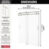 60"x32" Classic 500 Curved Shower Door