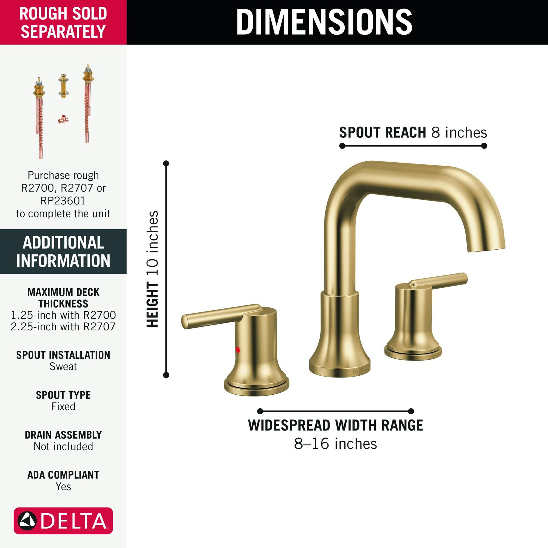 Roman Tub Trim (Recertified)