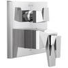 Two-Handle Monitor 17T Series Valve Trim with 6-Setting Diverter
