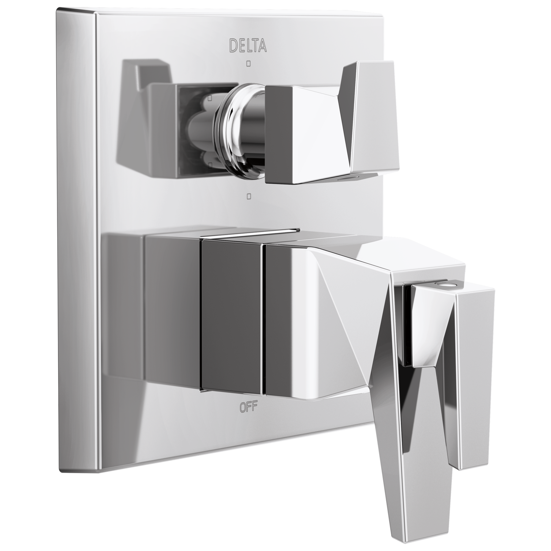 Two-Handle Monitor 17T Series Valve Trim with 6-Setting Diverter
