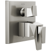 Two-Handle Monitor 17T Series Valve Trim with 6-Setting Diverter