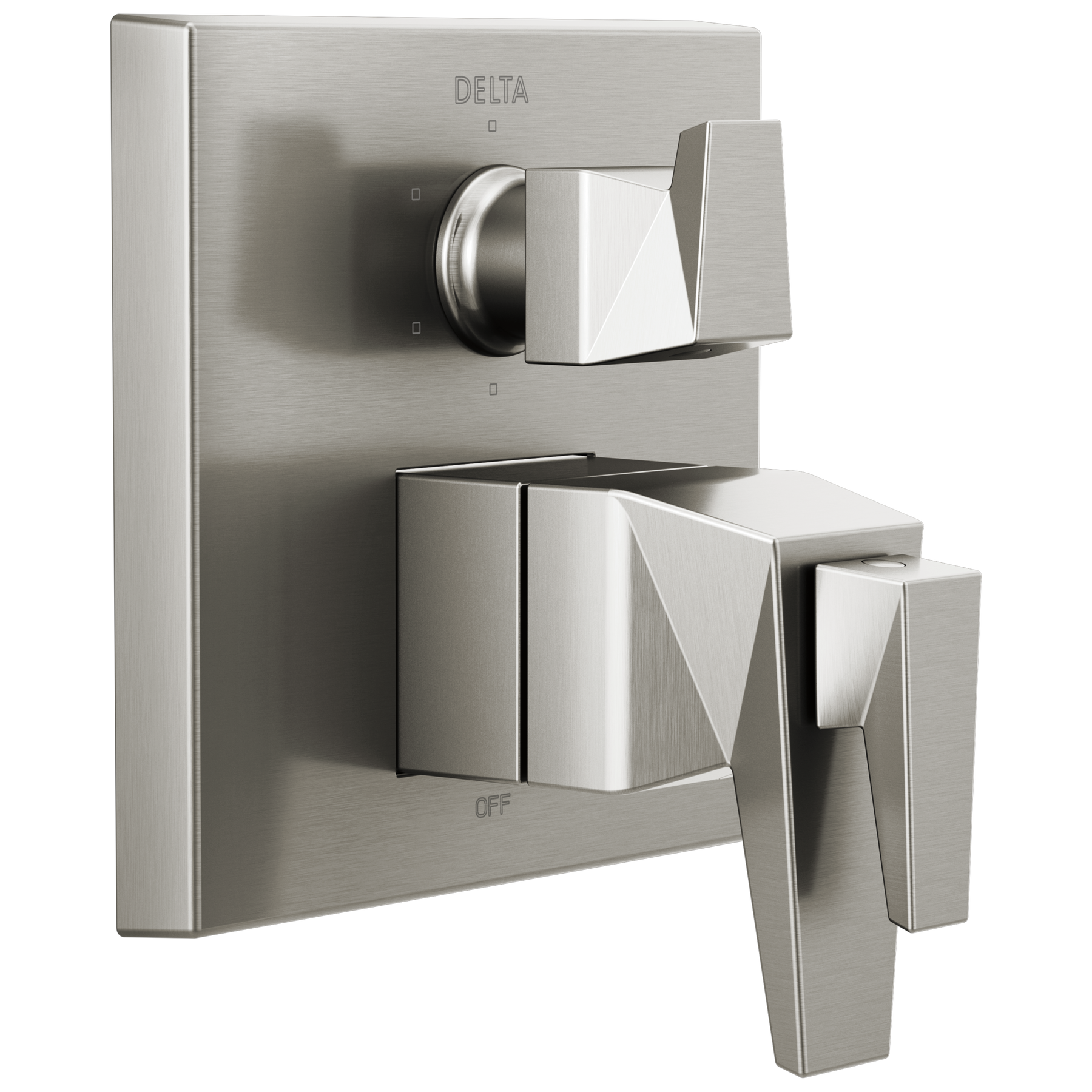 Two-Handle Monitor 17T Series Valve Trim with 6-Setting Diverter