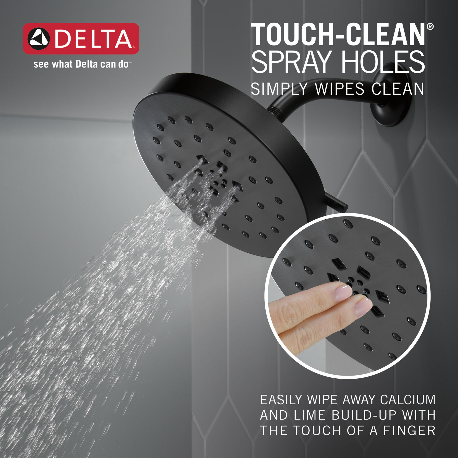 H2Okinetic&reg; 4-SETTING SHOWER HEAD (Recertified)