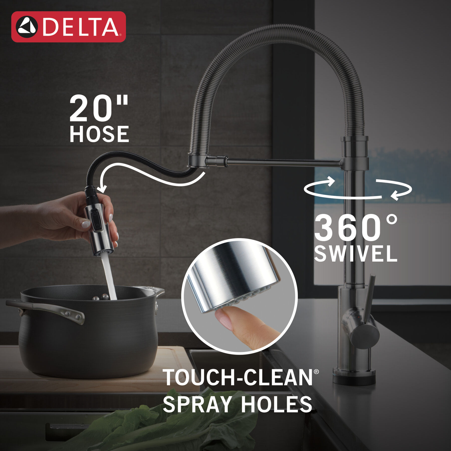 Touchless Pull-Down Kitchen Faucet (Recertified)