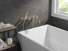Wall Mount Tub Filler Handle Kit-Cross