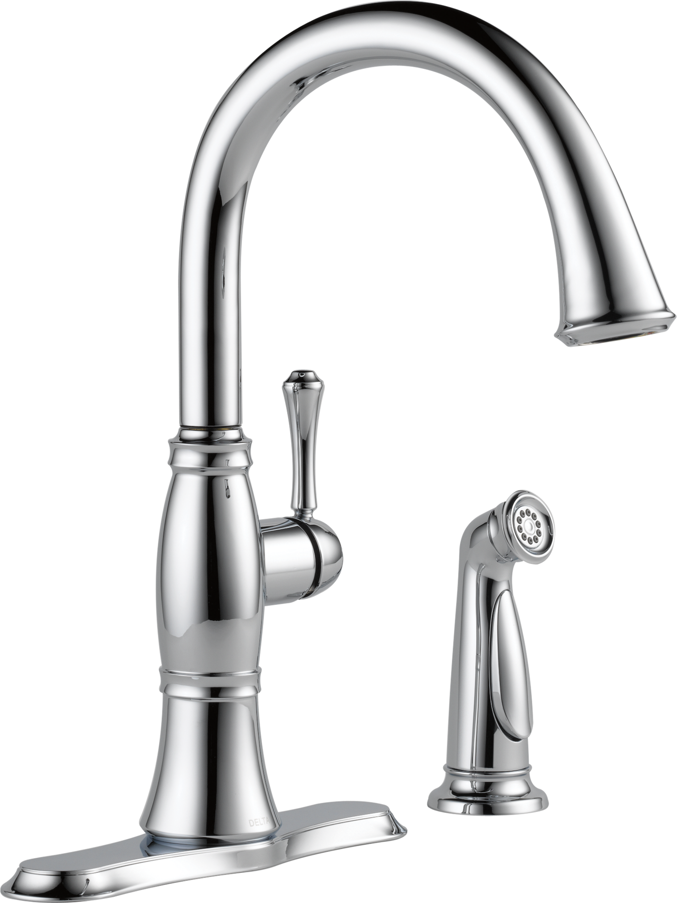 Single Handle Kitchen Faucet with Spray