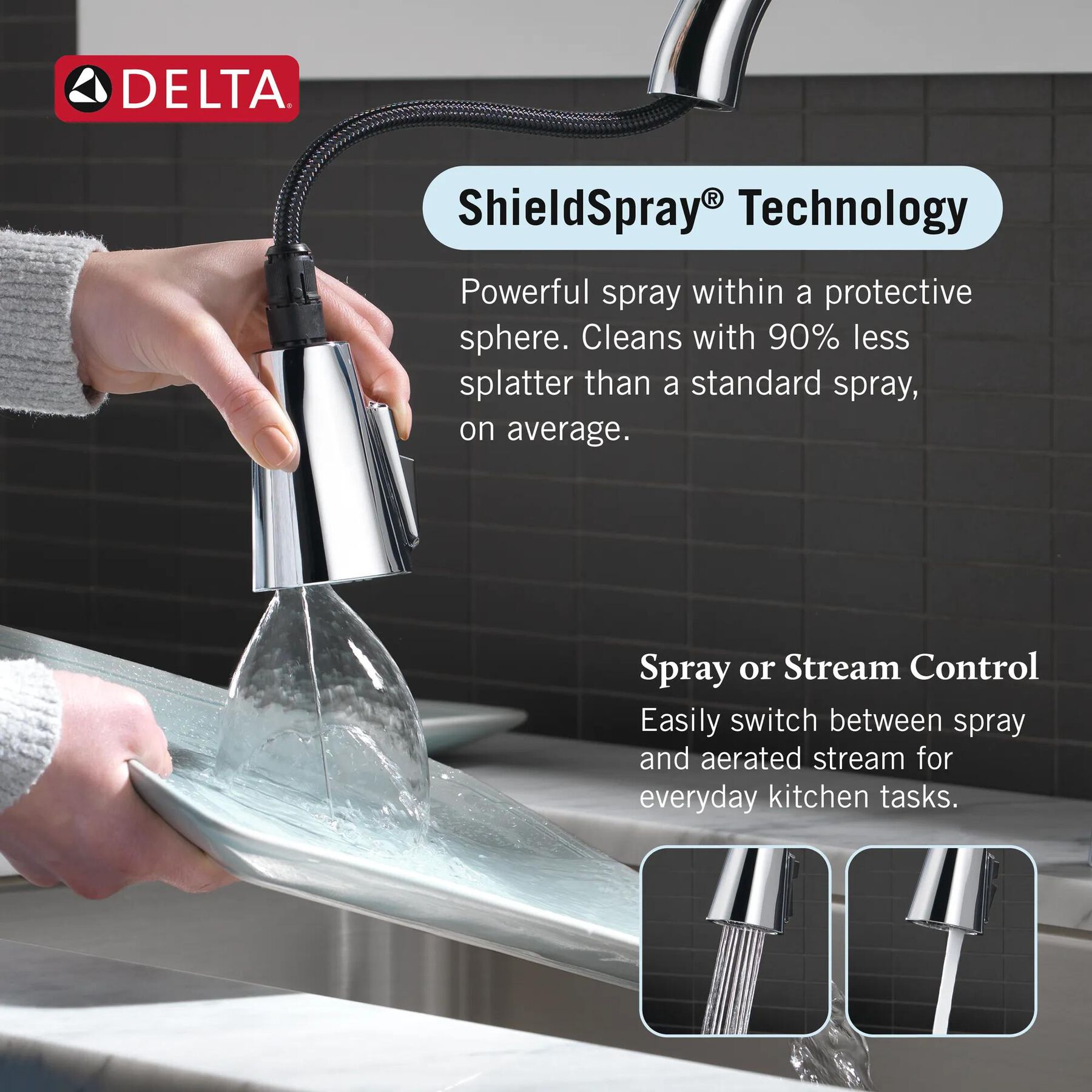 Single-Handle Pull-Down Kitchen Faucet