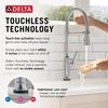 Touch2O&reg; Technology Kitchen Faucet with Touchless Technology