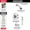 Monitor&reg; 13 Series Tub & Shower Trim