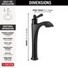 Single Handle Vessel Bathroom Faucet