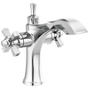 Two Handle Single Hole Monoblock Bathroom Faucet