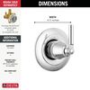 3-Setting 2-Port Diverter Trim (Recertified)