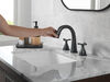 Two Handle Widespread Pull Down Bathroom Faucet