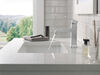 Single Handle Bathroom Faucet Curved Spo (Recertified)