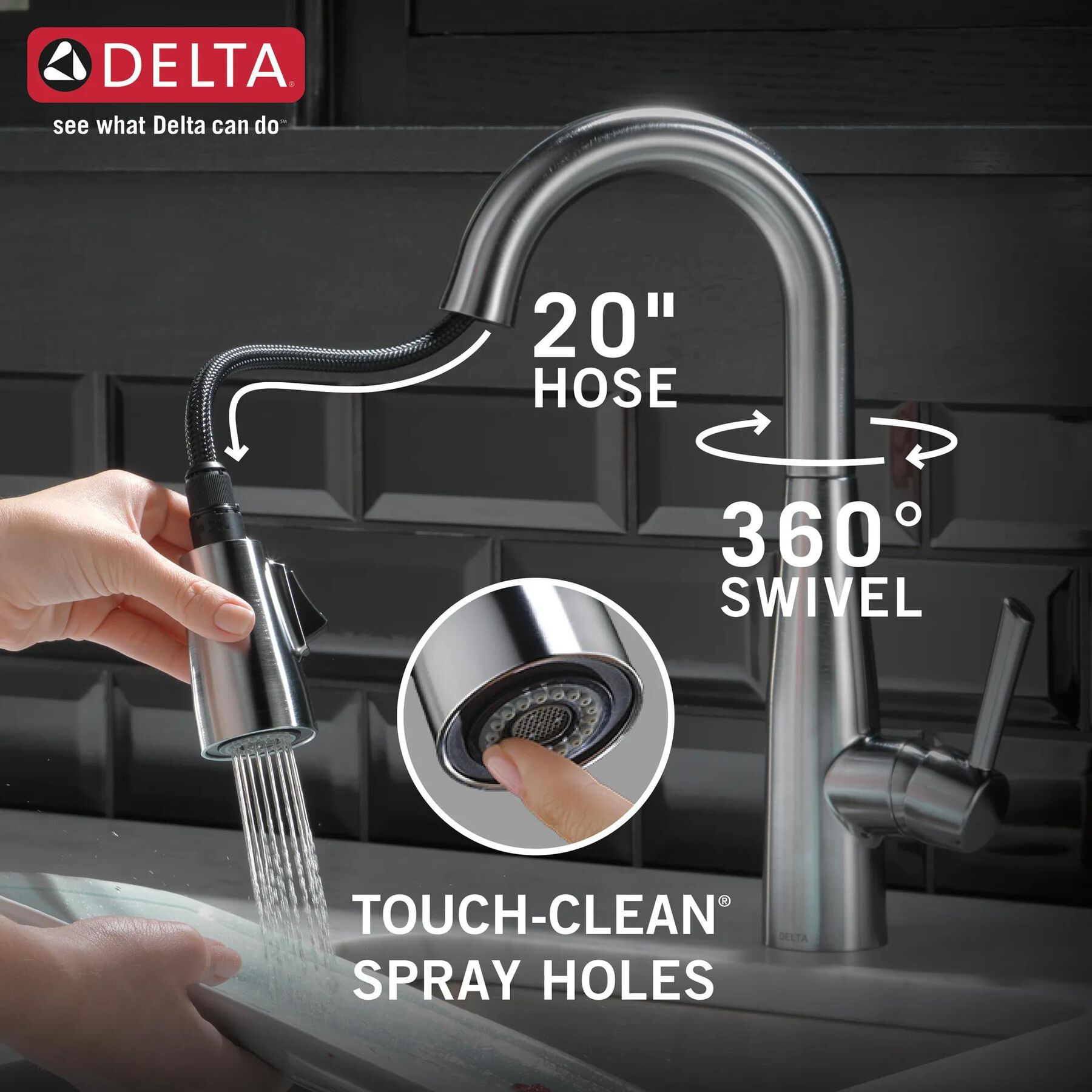 Single Handle Pull-Down Bar / Prep Faucet