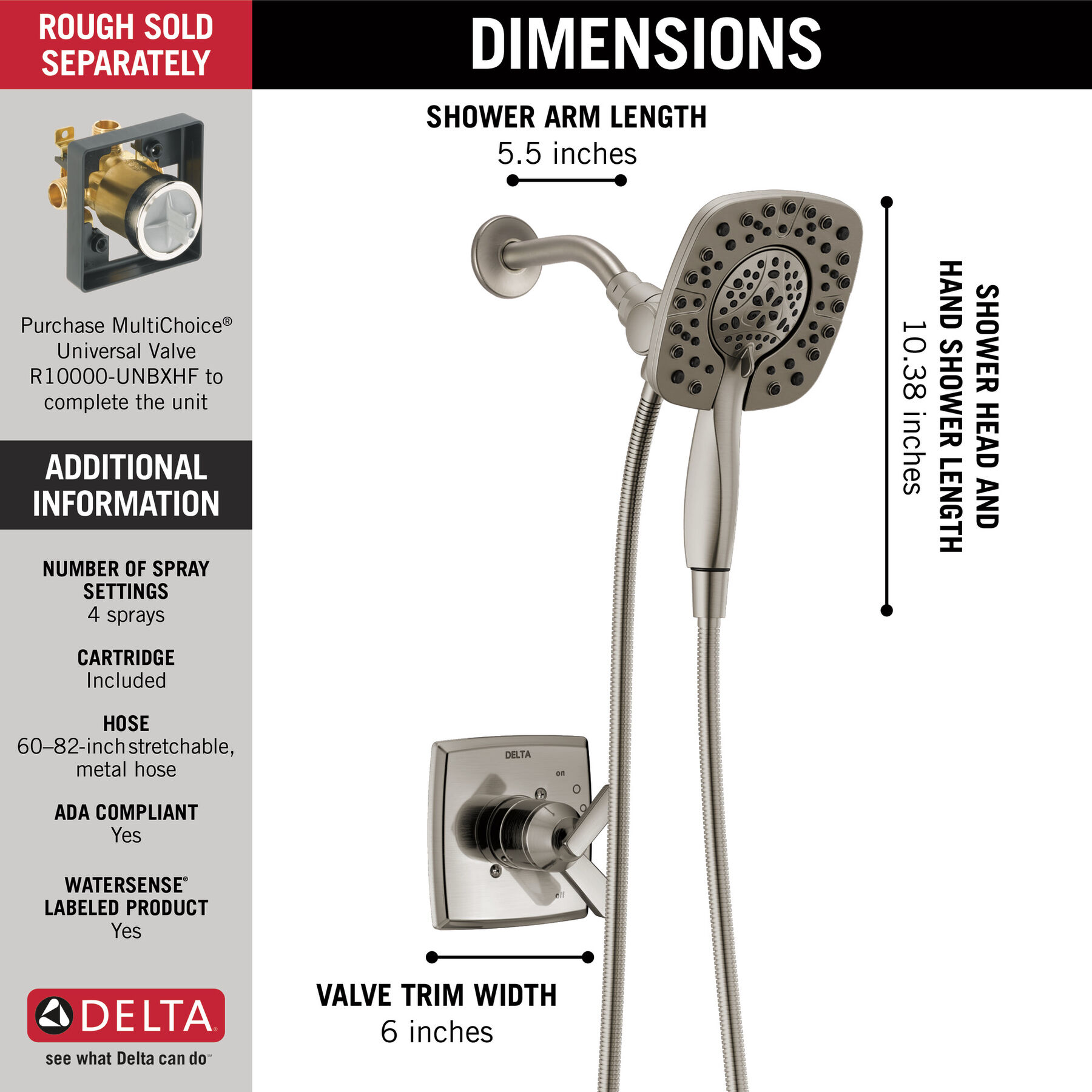 Monitor&reg; 17 Series Shower Trim with In2ition&reg;