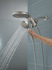 HydroRain&reg; H<sub>2</sub>Okinetic&reg; 5-Setting Two-in-One Shower Head