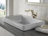 Single Handle Mid-Height Vessel Bathroom Faucet (Recertified)