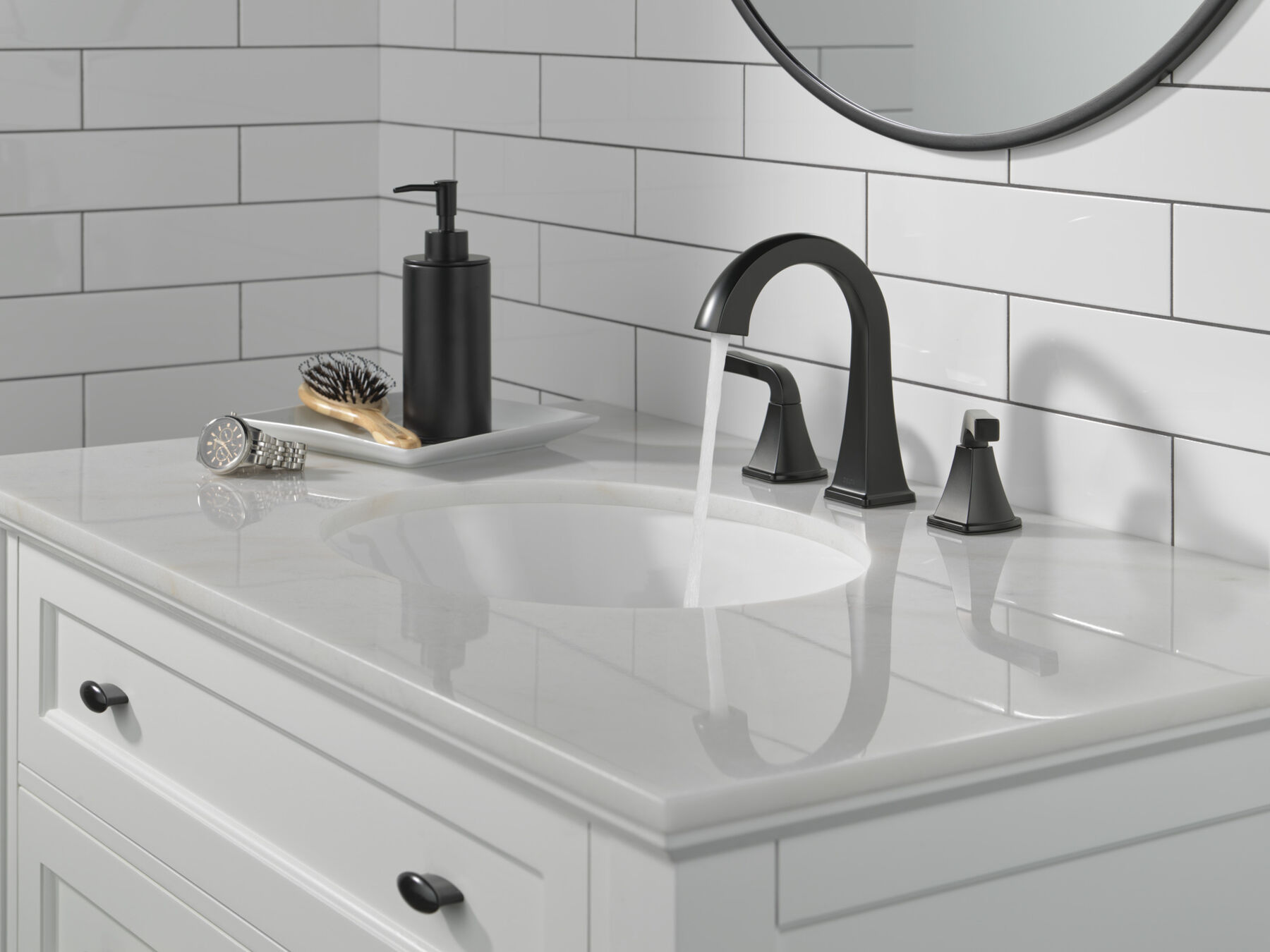 Two Handle Widespread Bathroom Faucet (Recertified)
