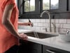 Single Handle Pull-Down Kitchen Faucet with Soap Dispenser
