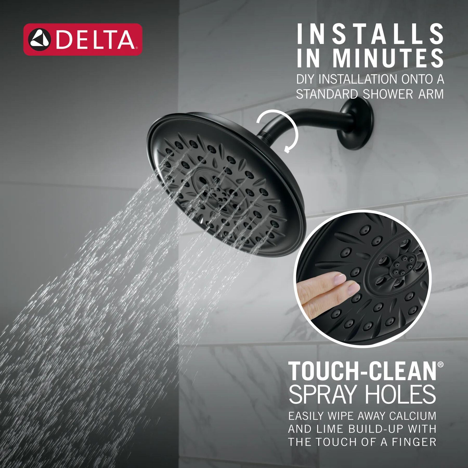 Ultrasoak&reg; 4-Setting Shower Head