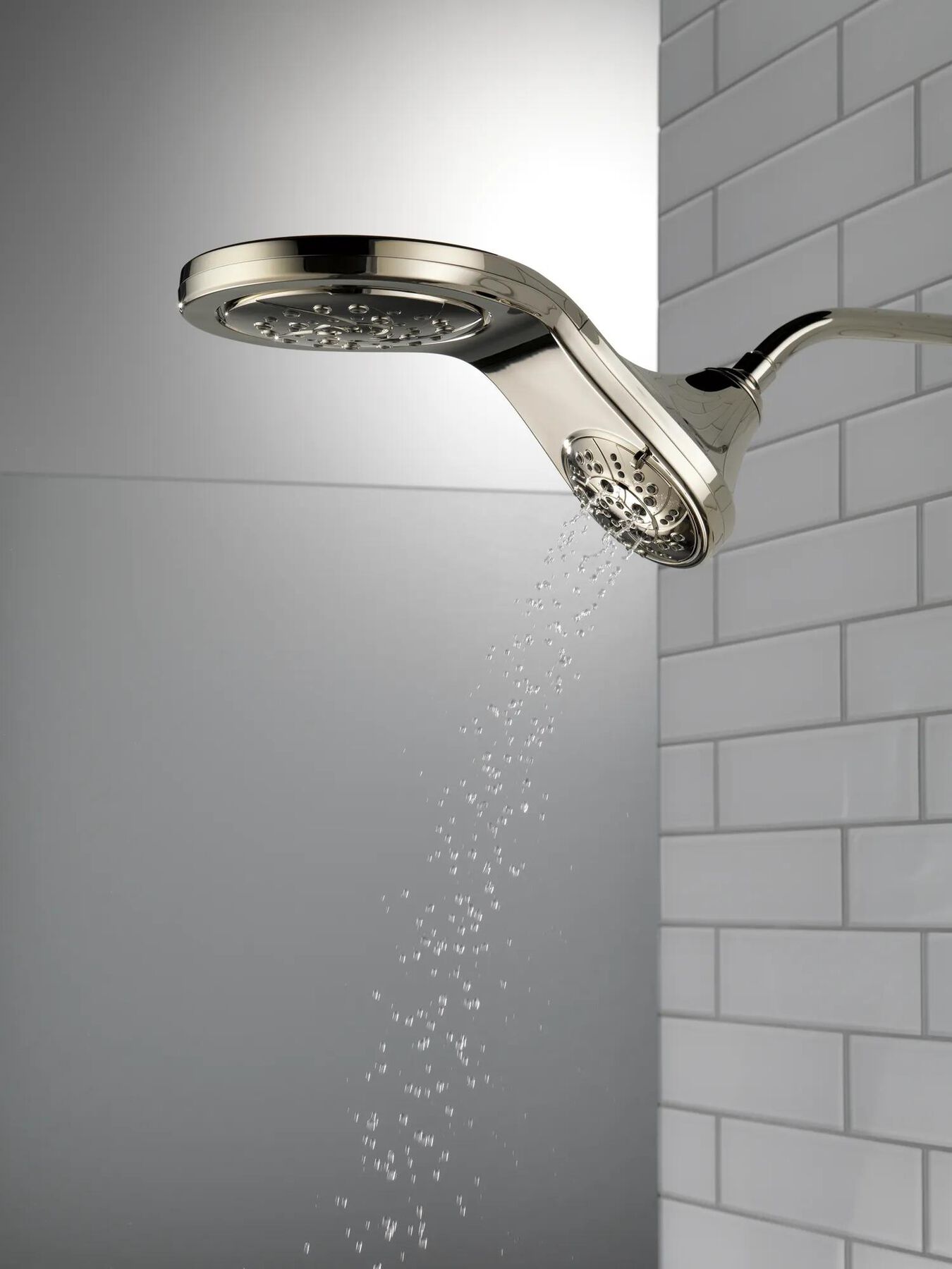 HydroRain&reg; H<sub>2</sub>Okinetic&reg; In2ition&reg; 5-Setting Two-in-One Shower