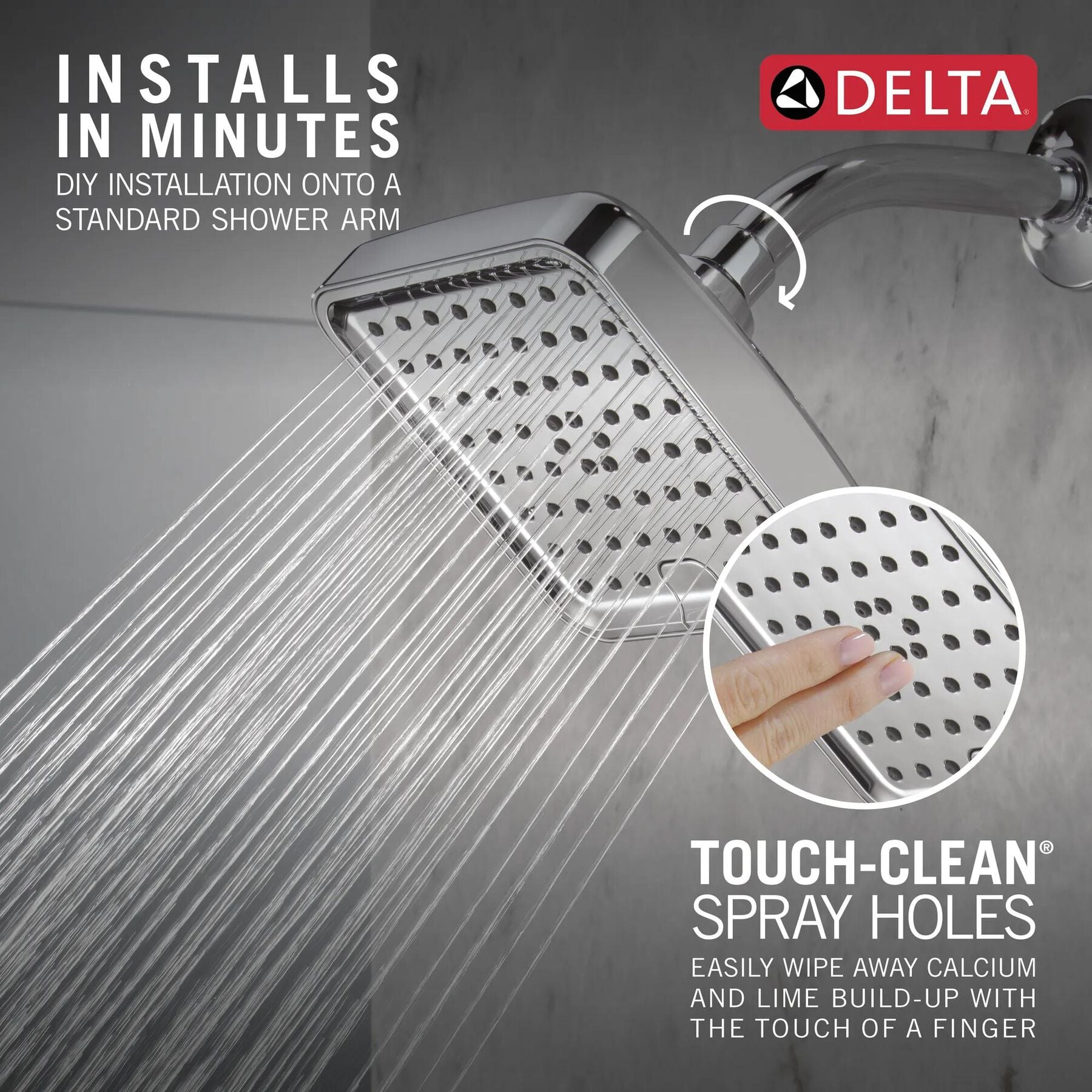 4-Setting 6-inch Shower Head