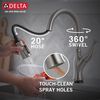 Single-Handle Pull-Down Kitchen Faucet with Touch<sub>2</sub>O&reg; Technology Technology