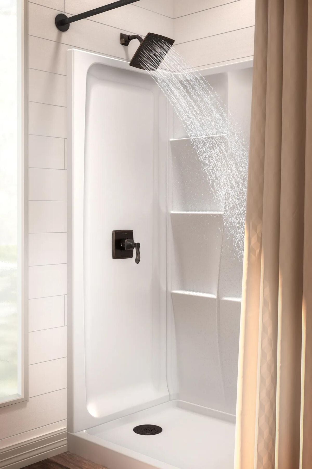 60" x 32" Shower Base - Left Drain