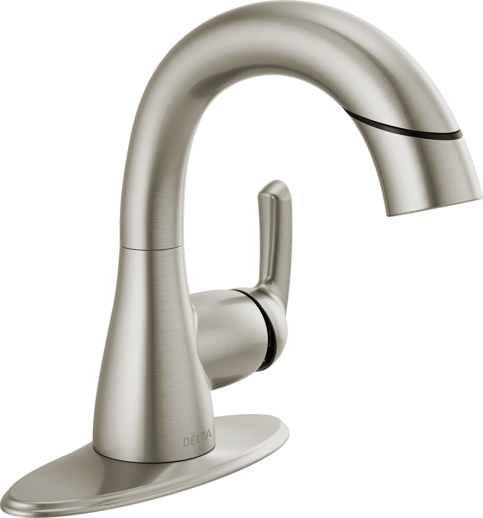 Single Handle Pull-Down Bathroom Faucet