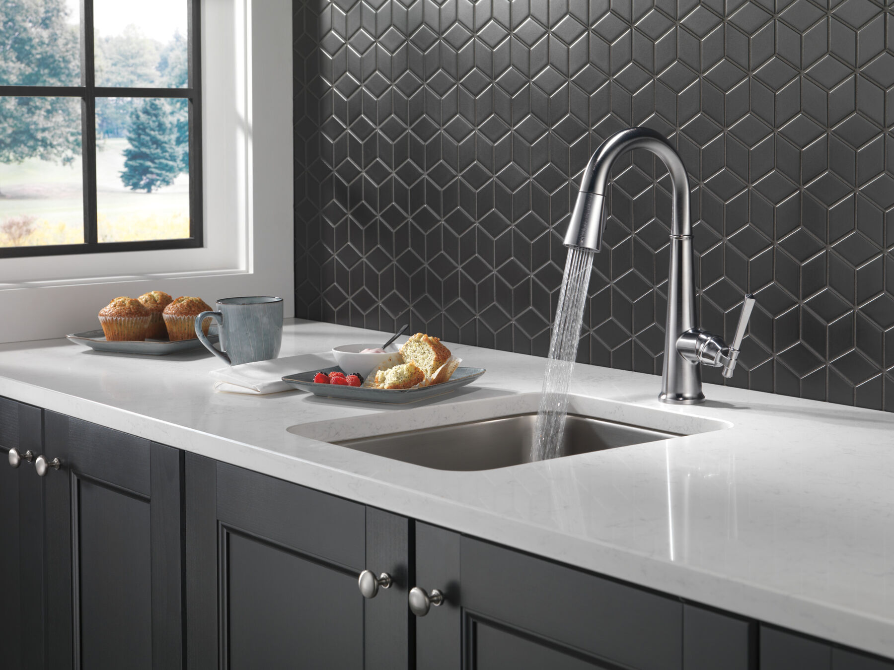 Single Handle Pull-Down Bar/Prep Faucet (Recertified)