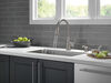 Single Handle Pull-Down Kitchen Faucet with Soap Dispenser and ShieldSpray&reg; Technology (Recertified)