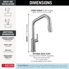 Single Handle Pull-Down Kitchen Faucet