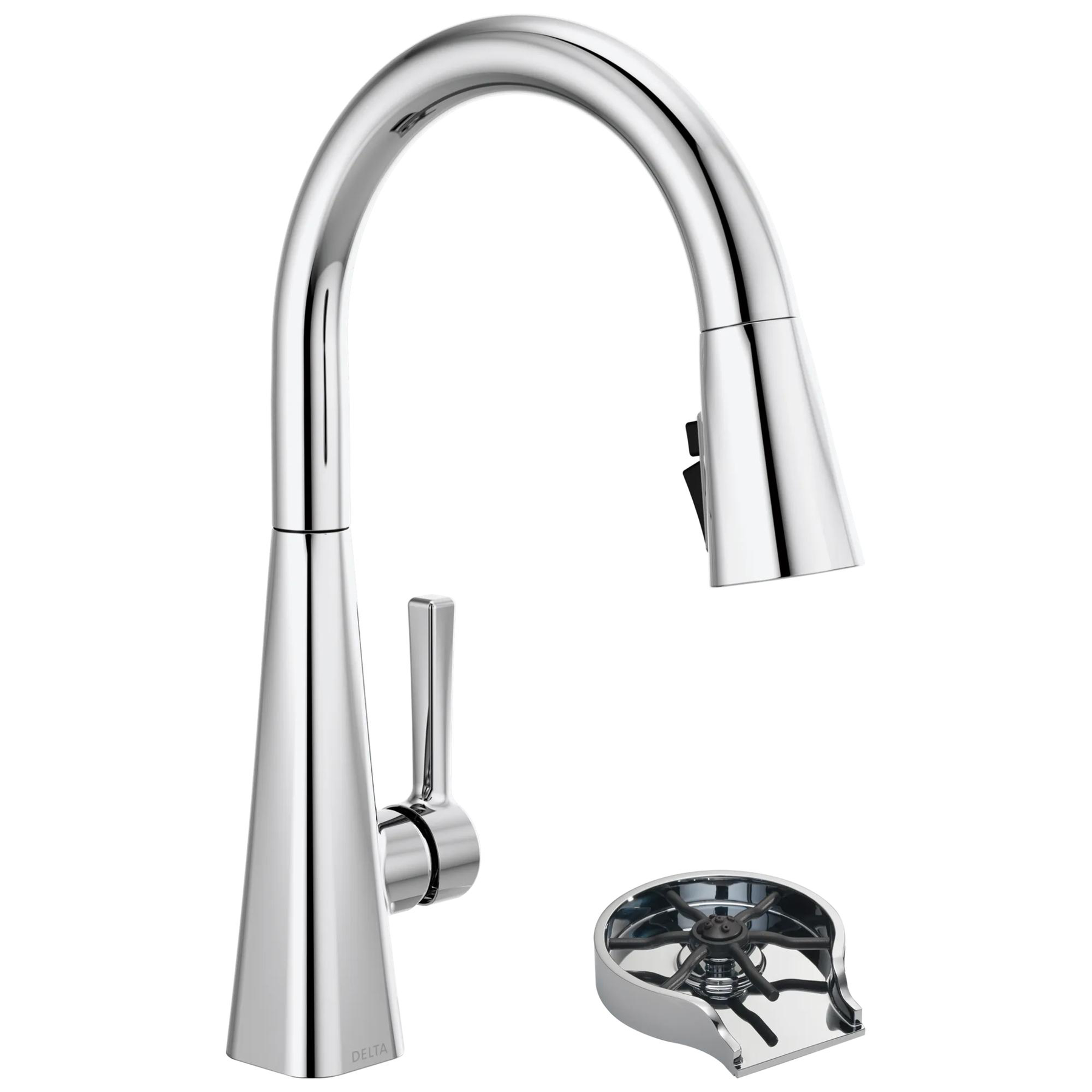 Pull-Down Kitchen with Glass Rinser Bundle