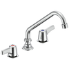 Two Handle 8 In Below Deck-Mount Faucet
