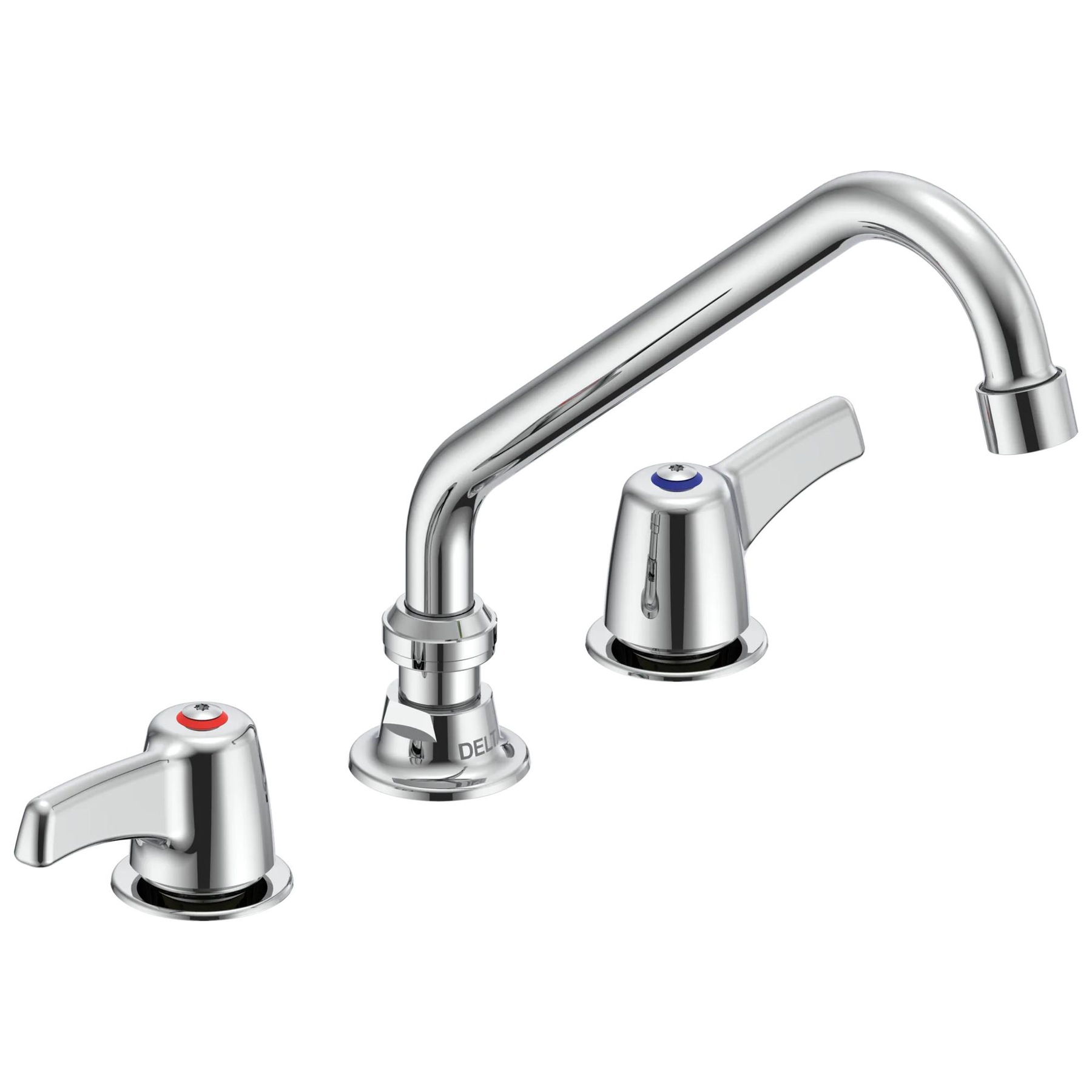 Two Handle 8 In Below Deck-Mount Faucet