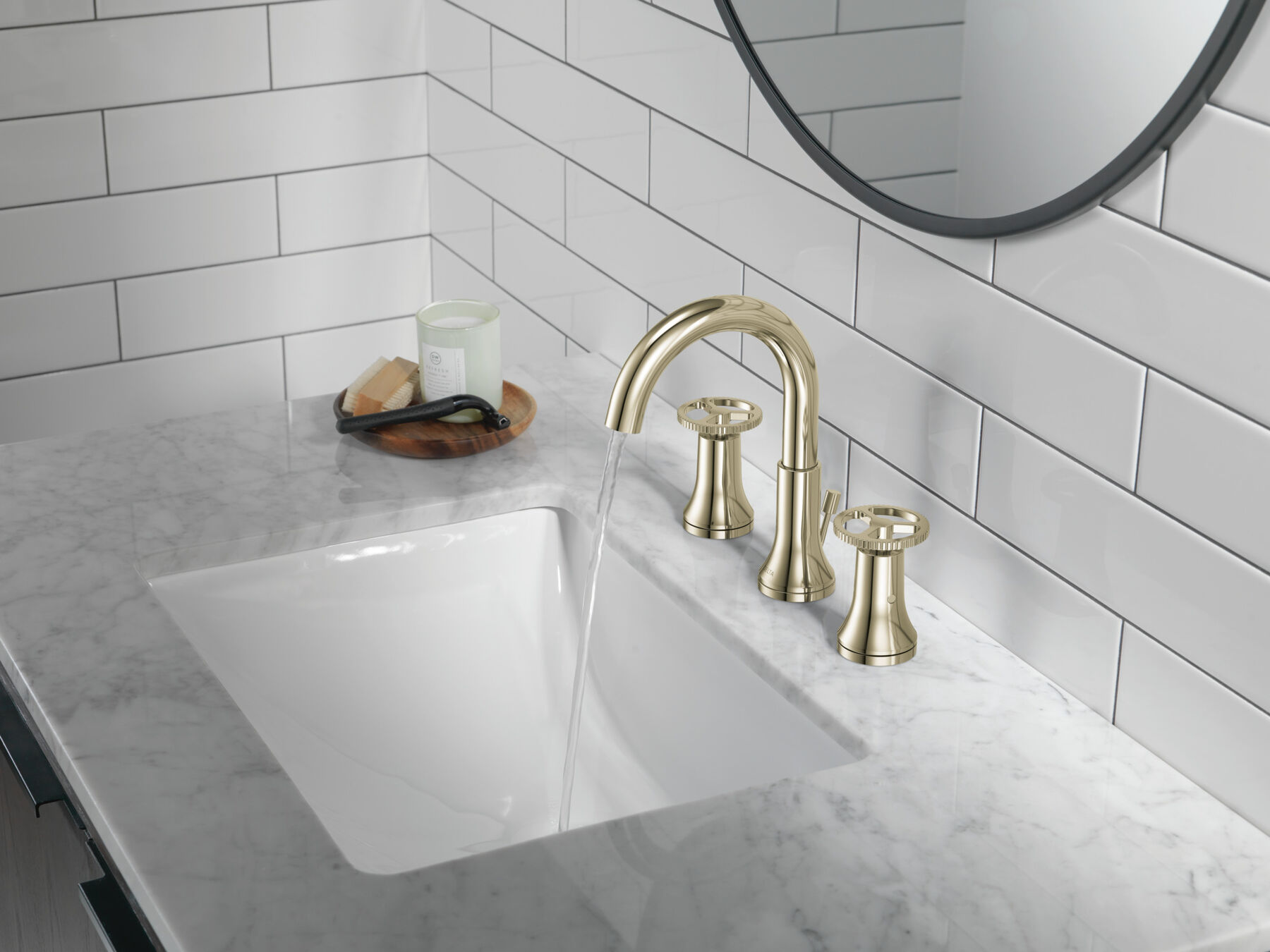 Two Handle Widespread Bathroom Faucet
