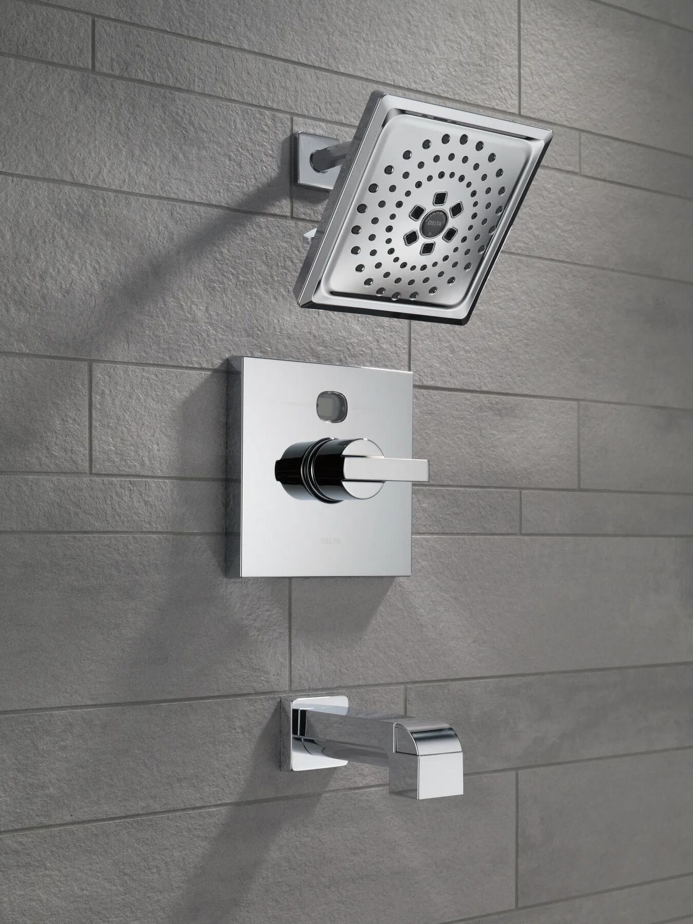 Angular Modern Temp2O&reg; 14 Series Tub & Shower Trim
