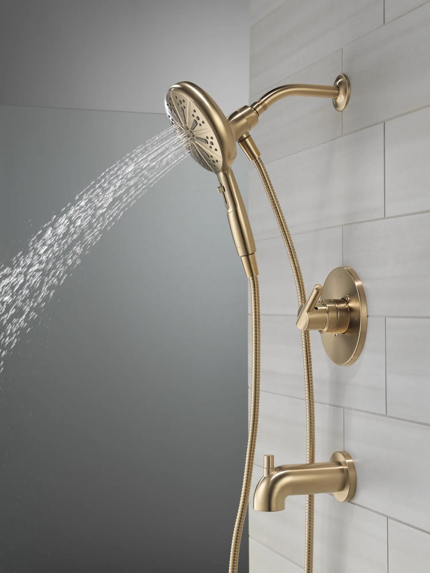 Tub/Shower Rough & Trim 14S SureDock (Recertified) in Champagne