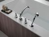 Traditional Roman Tub with Hand Shower Trim