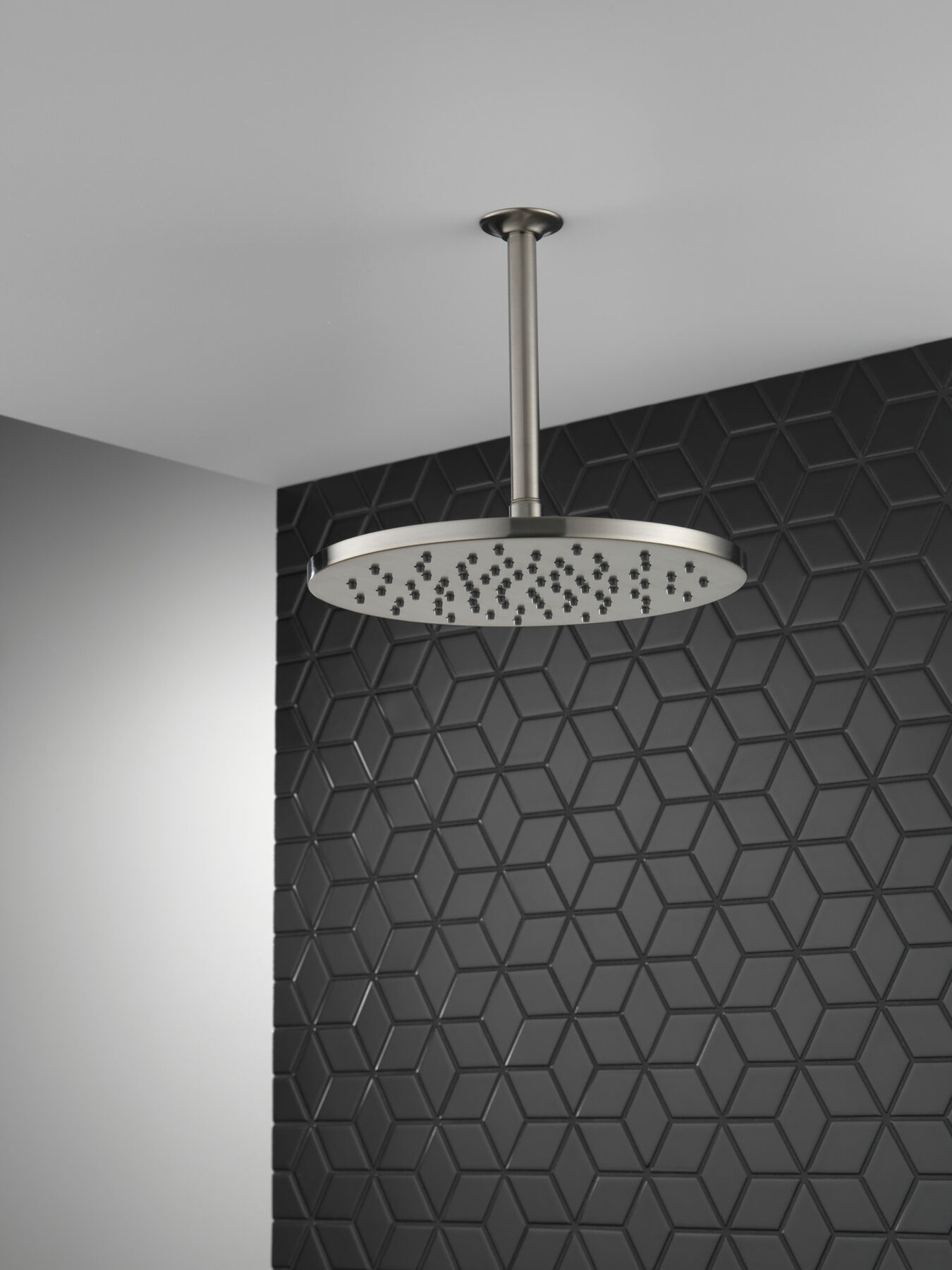 Single-Setting Metal Raincan Shower Head