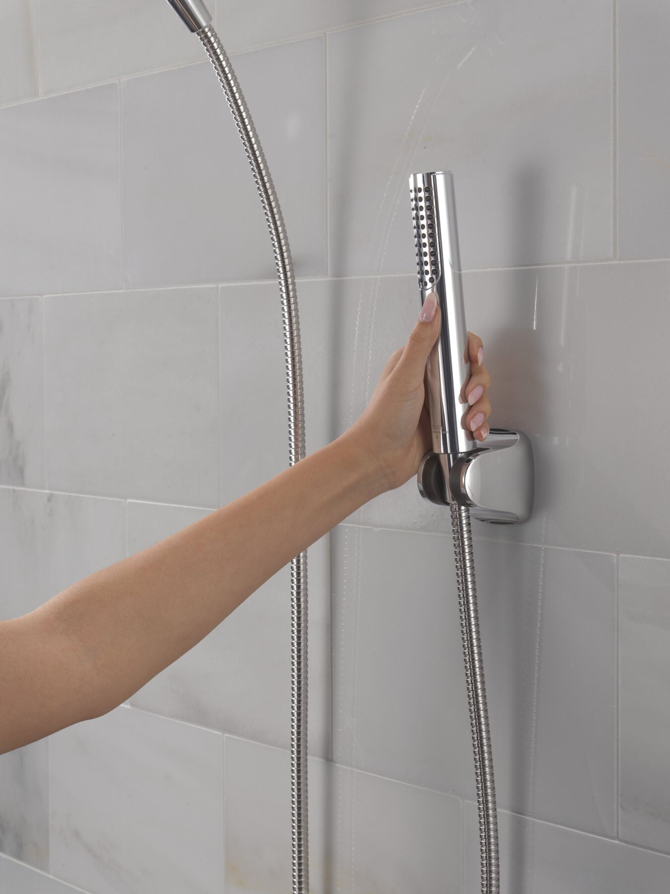 Adjustable Raincan Shower Head with Hand Shower