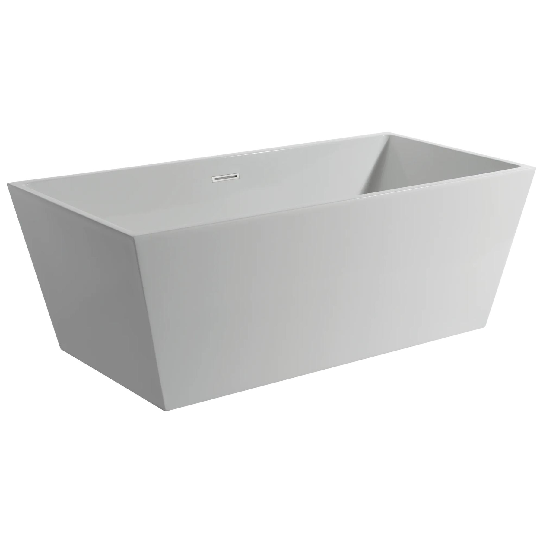 67 in. x 32 in. Freestanding Tub with Center Drain