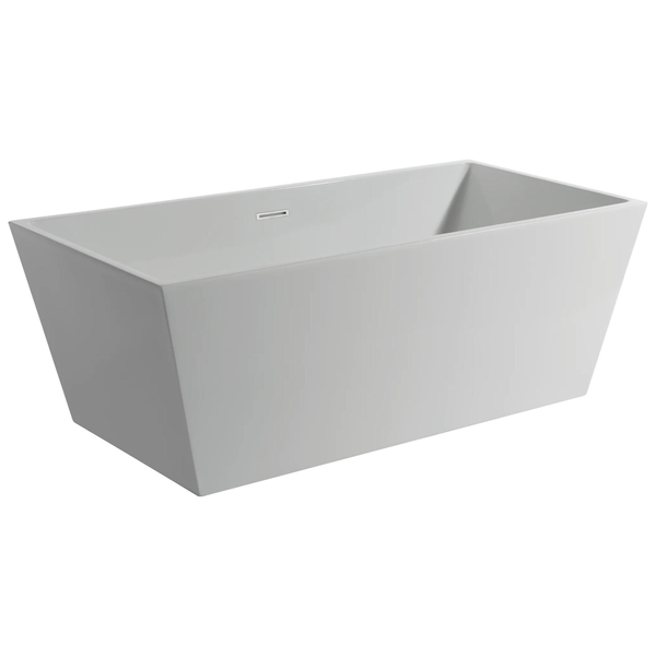 67 in. x 32 in. Freestanding Tub with Center Drain in High Gloss