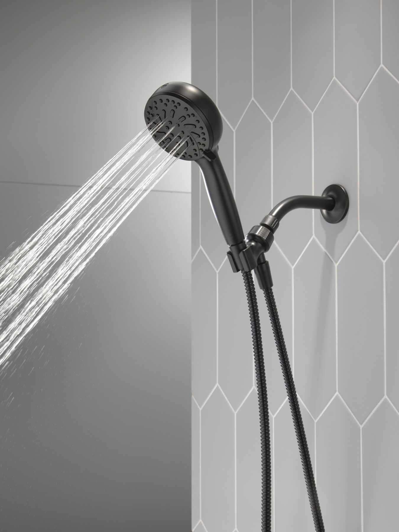 6-Setting Hand Shower with Cleaning Spray