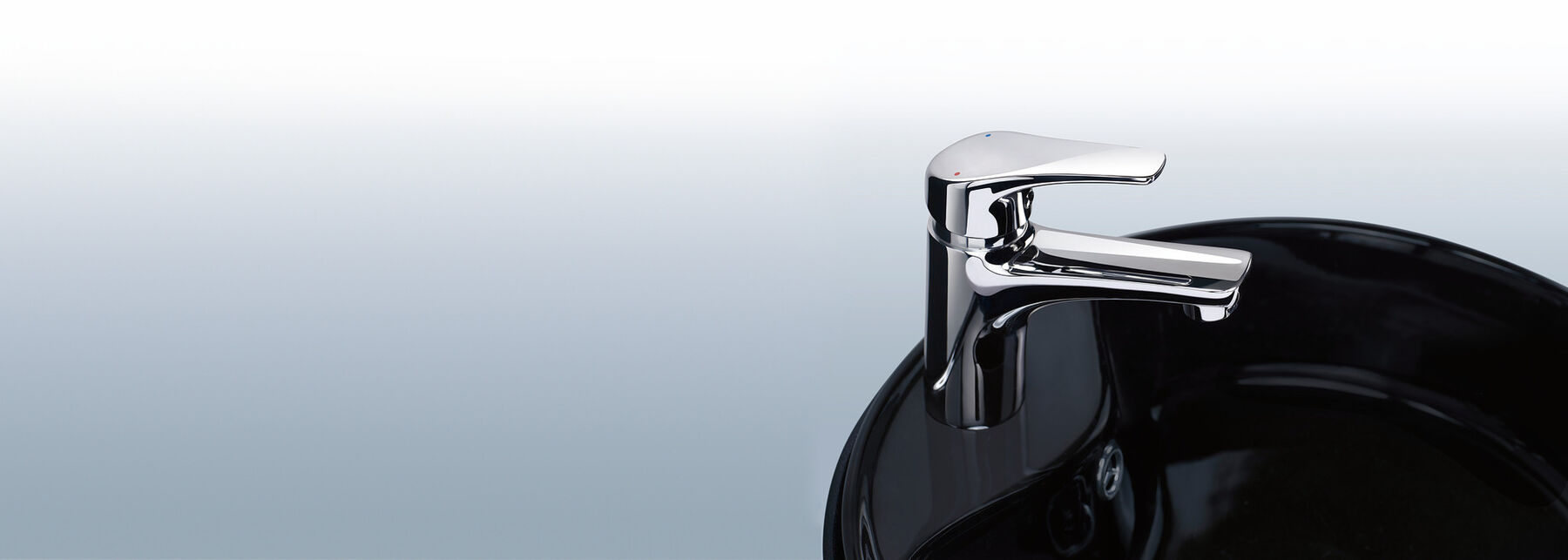 Single Handle Bathroom Faucet - Less Pop-Up