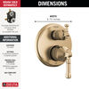 14 Series Integrated Diverter Trim 6-Setting