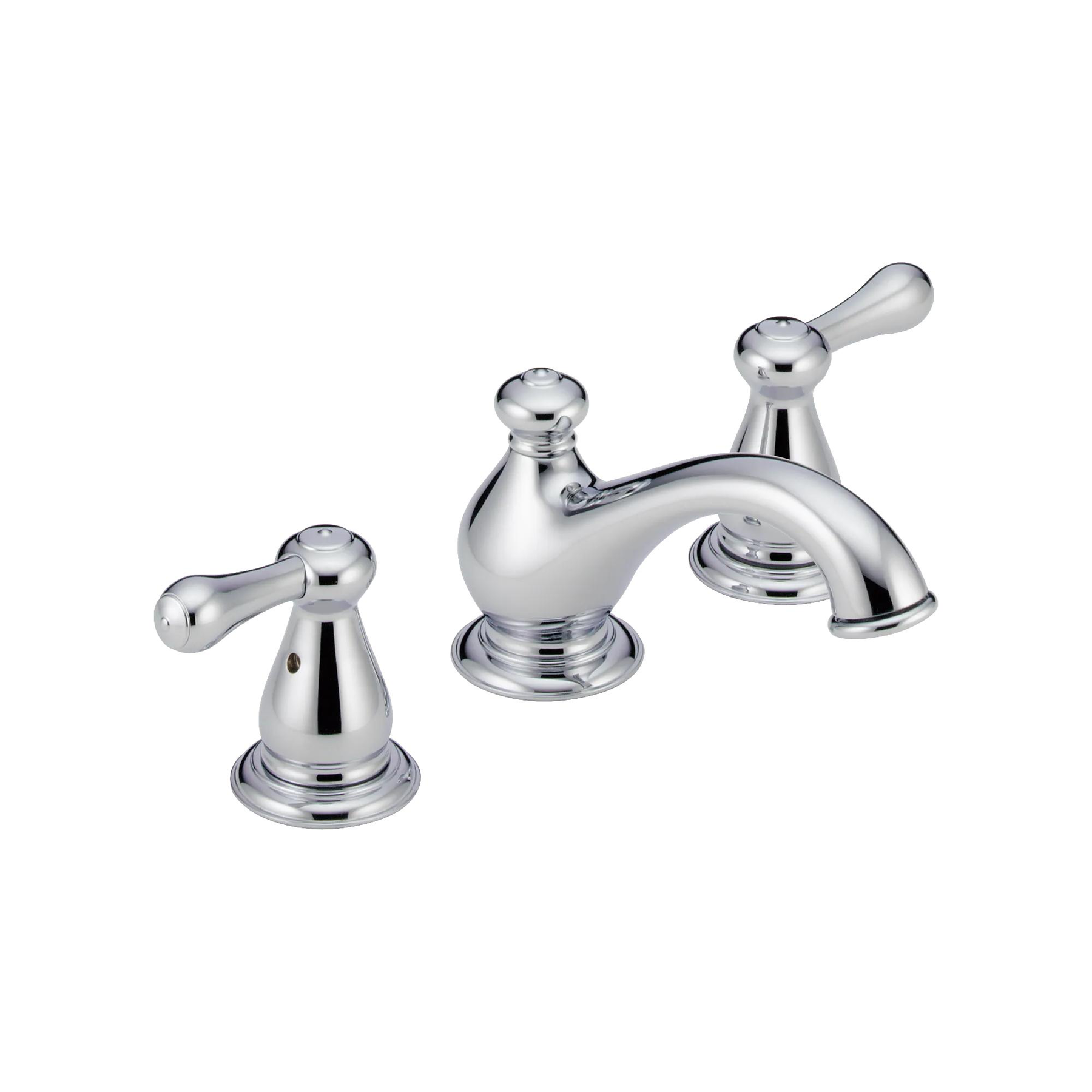 Two Handle Widespread Bathroom - Metal Pop-Up