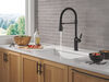 Single-Handle Pull-Down Spring Kitchen Faucet